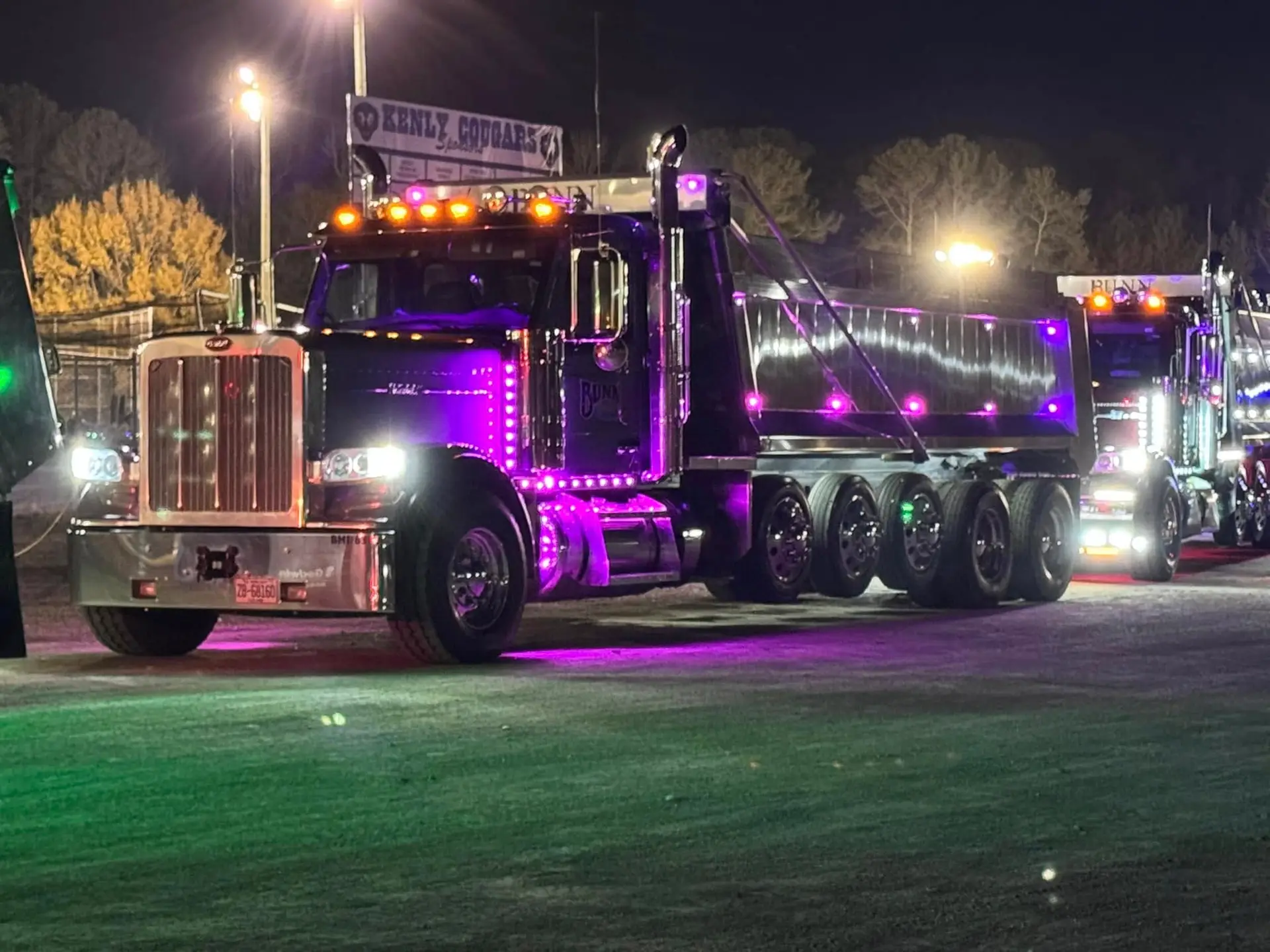 Commercial construction hauling trucks in Wilson NC